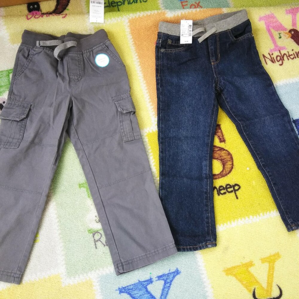 Toddler Boy Pants 4T and 4 Carter's and Children's Place